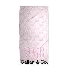 Load image into Gallery viewer, Bow Towels (3 sizes and 4 designs starting at $29.99)