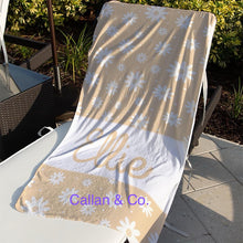Load image into Gallery viewer, Daisy Collection Beach Towels (3 Sizes and 4 color choices starting at $29.00)
