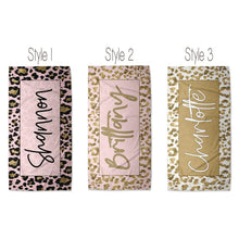 Load image into Gallery viewer, Leopard Print Beach Towel (3 sizes and 3 designs starting at $29.99)