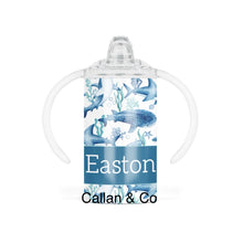 Load image into Gallery viewer, Swimming Shark Tumblers (2 sizes to choose from starting at $25.00)