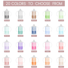 Load image into Gallery viewer, Gingham Preppy Tumblers (2 sizes starting at $25.00)