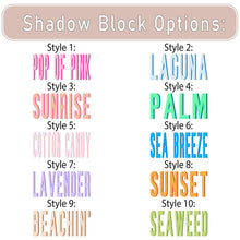 Load image into Gallery viewer, Shadow Block Tumblers (2 sizes starting at $25.00)