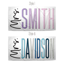 Load image into Gallery viewer, Personalized Teacher Beach Towels