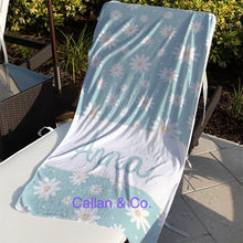 Load image into Gallery viewer, Daisy Collection Beach Towels (3 Sizes and 4 color choices starting at $29.00)