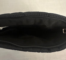 Load image into Gallery viewer, Quilted Puffy Cosmetic Bag Black
