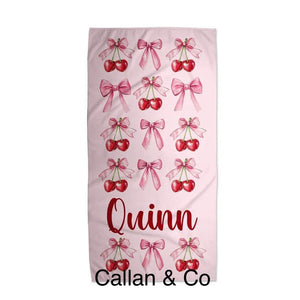 Bow Towels (3 sizes and 4 designs starting at $29.99)