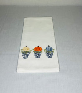 Pumpkin Topiary Hand Towel