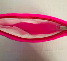 Load image into Gallery viewer, Quilted Puffy Cosmetic Bag Fuchsia
