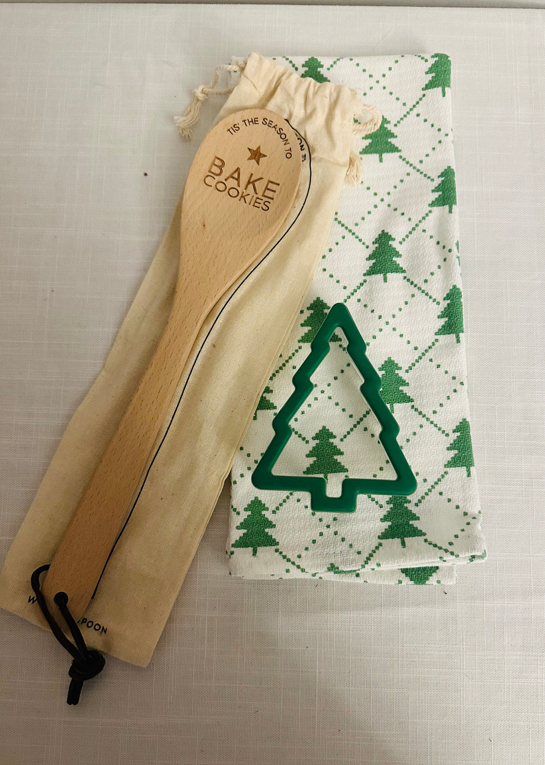 Wooden Spoon Gift Set Green
