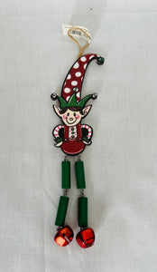 Wooden Elf Ornament