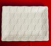 Load image into Gallery viewer, Balsam Lane Embossed White Platter
