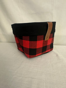 Red & Black Plaid Pouch