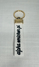 Load image into Gallery viewer, Alpha Omicron Pi Embroidered Keychain
