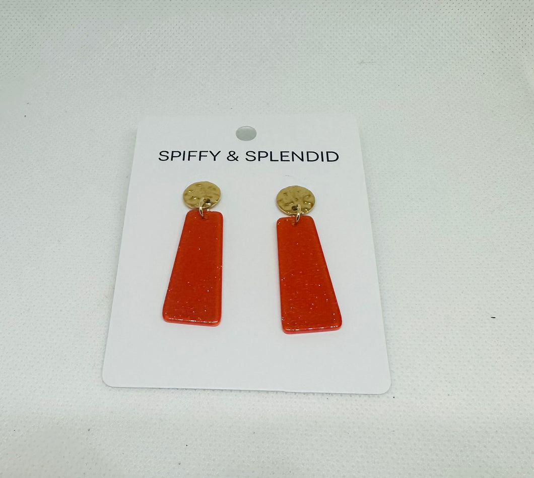 Mia Orange Earrings