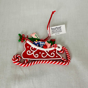 Sleigh Dough Ornament