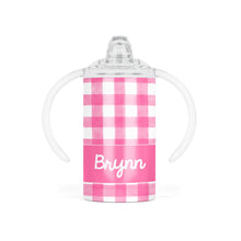 Load image into Gallery viewer, Gingham Preppy Tumblers (2 sizes starting at $25.00)
