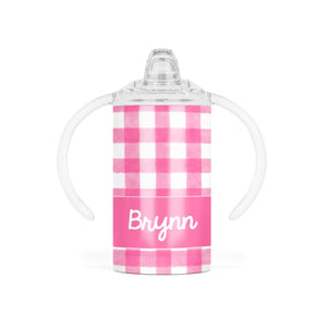 Gingham Preppy Tumblers (2 sizes starting at $25.00)