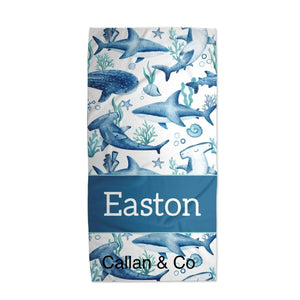 Shark Beach Towel (3 Sizes Starting at $29.99)
