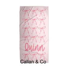 Load image into Gallery viewer, Bow Towels (3 sizes and 4 designs starting at $29.99)
