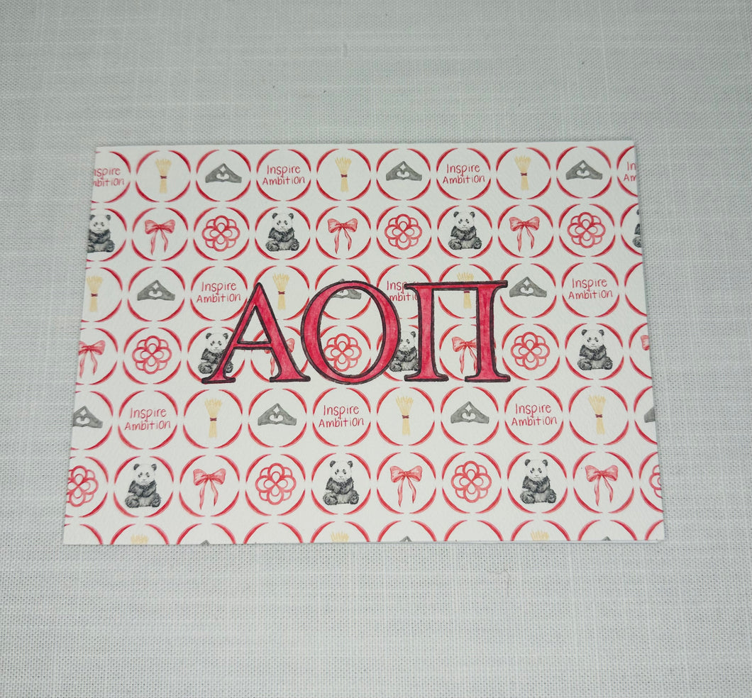 Alpha Omicron Pi Art Print