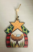 Load image into Gallery viewer, Wooden Star Nativity Ornament
