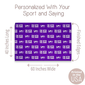 Personalized Sports Bleacher Blankets