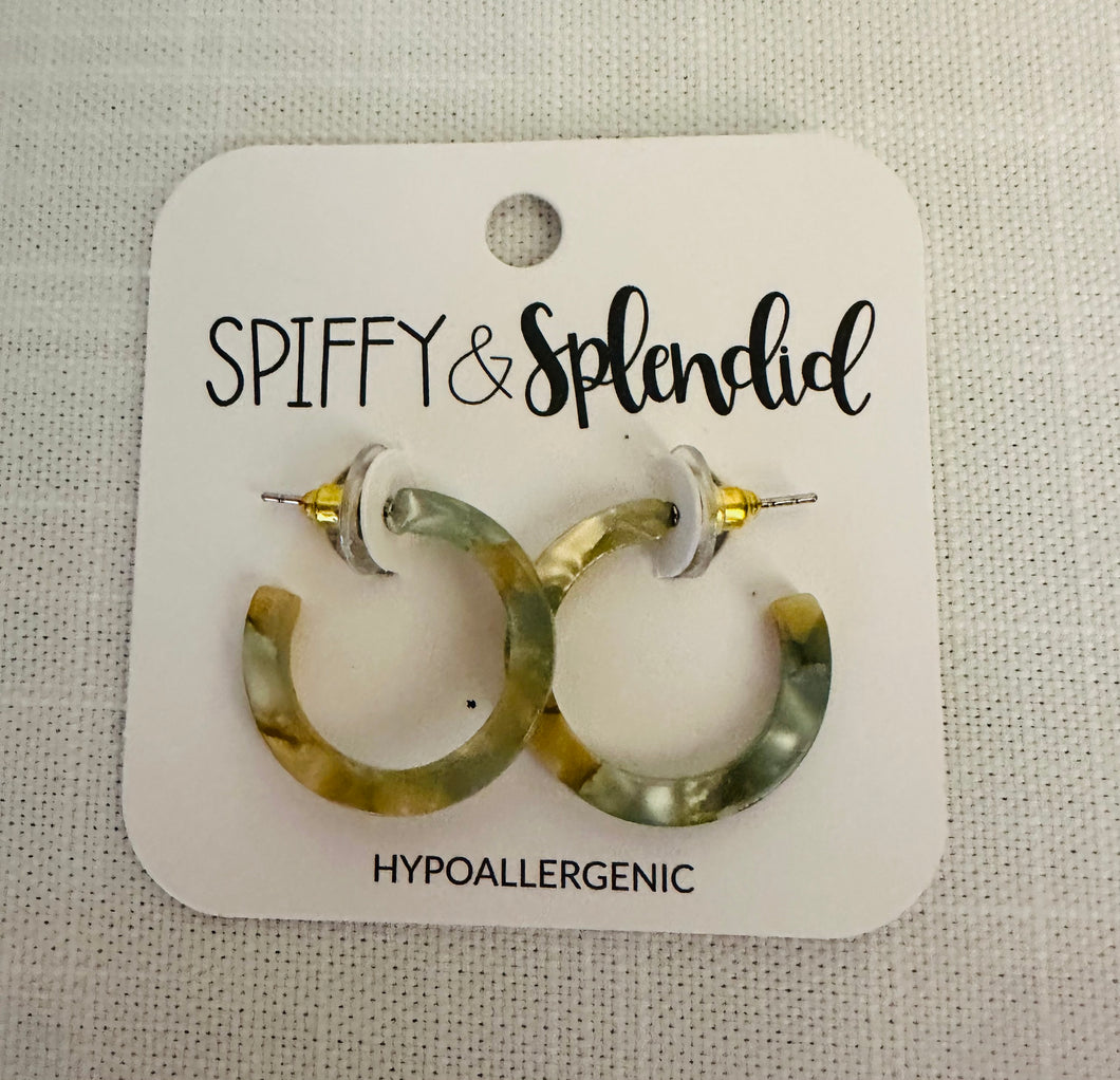 Small Acrylic Hoops