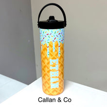 Load image into Gallery viewer, Ice Cream Drip Tumblers (Plain, Baseball or Softball)
