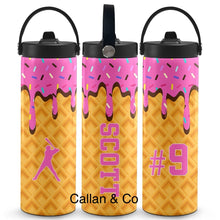 Load image into Gallery viewer, Ice Cream Drip Tumblers (Plain, Baseball or Softball)
