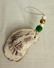 Load image into Gallery viewer, Oyster Decoupage Christmas Ornament
