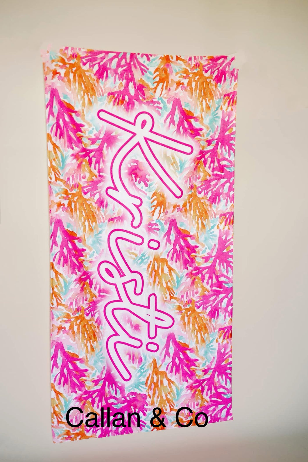 Coral Reef Beach Towel (3 Sizes Starting at $29.99)