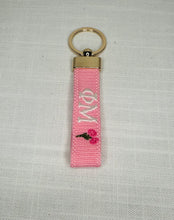 Load image into Gallery viewer, Phi Mu Embroidered Keychain
