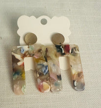 Load image into Gallery viewer, Multi Acrylic Arch Earrings
