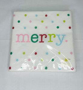 Merry Cocktail Napkins