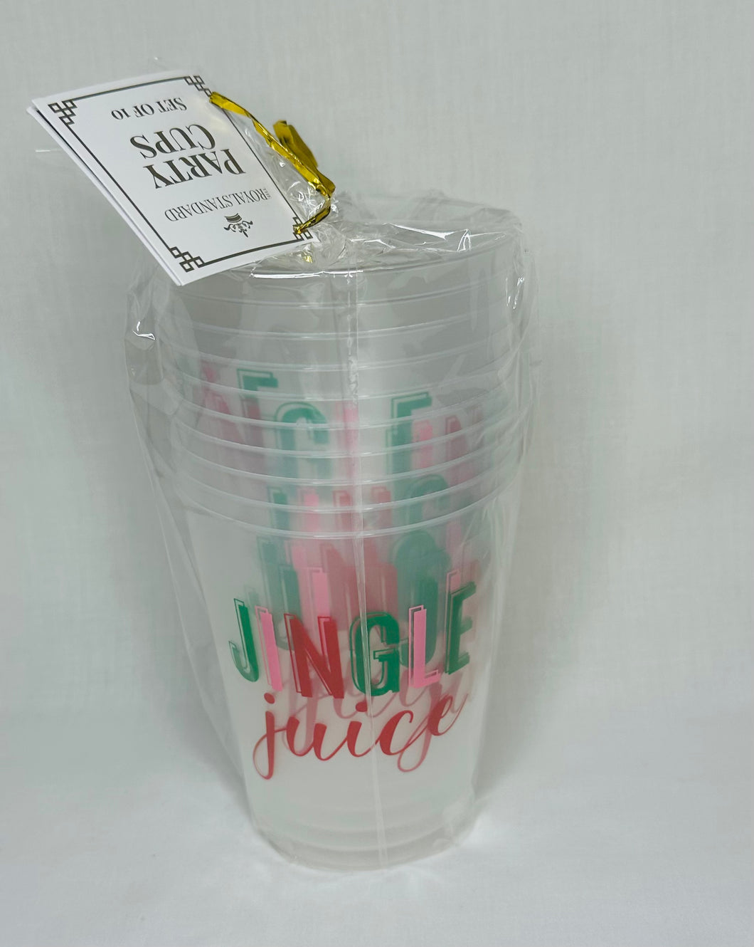 Jingle Juice Frosted Party Cups