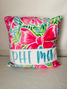 Phi Mu Pillow