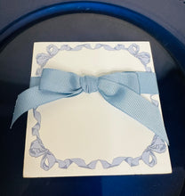 Load image into Gallery viewer, Mini Notepad with a Blue Bow
