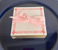 Load image into Gallery viewer, Mini Notepad with Pink Bows
