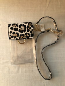 Sideline Clear Cell Phone Crossbody