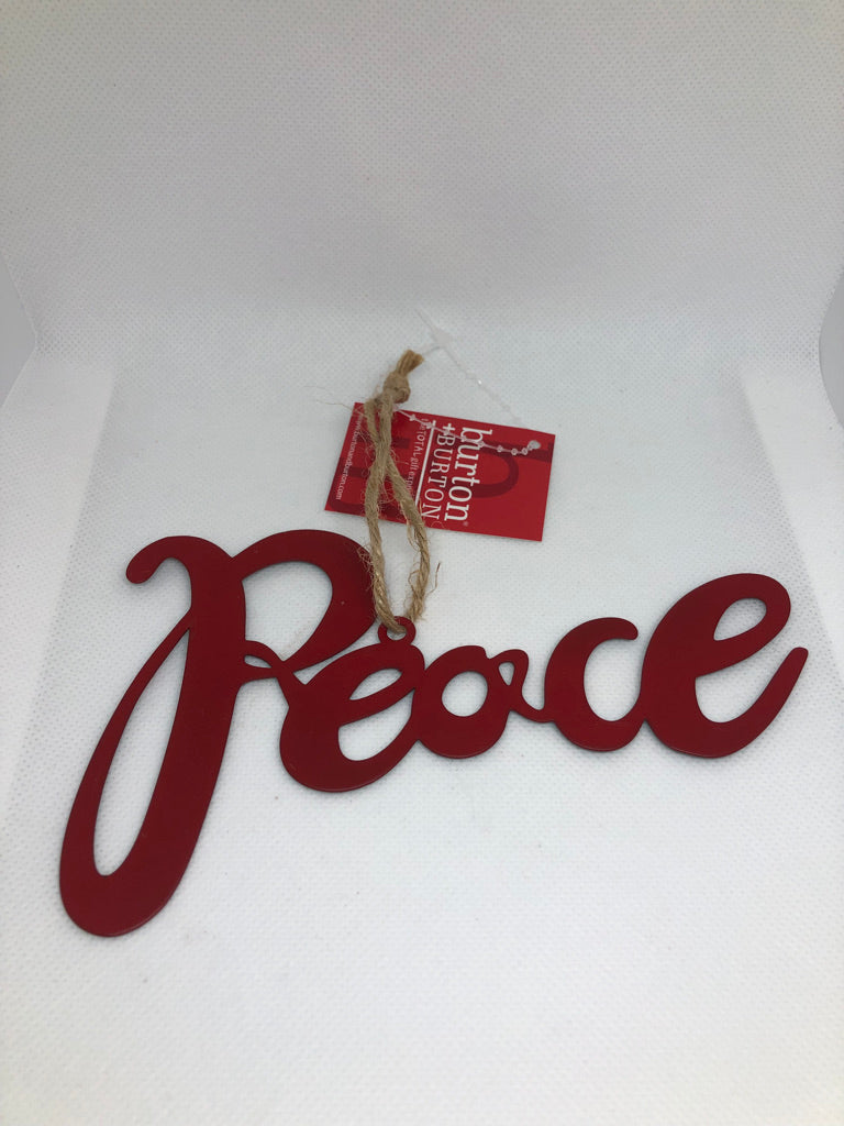 Peace Metal Ornament