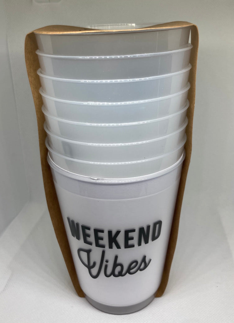 Weekend Vibes Frost Cups