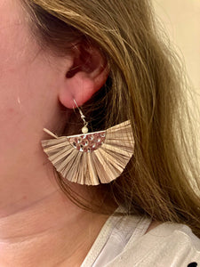 Andros Raffia Earrings