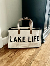 Load image into Gallery viewer, Lake Life Canvas Tote
