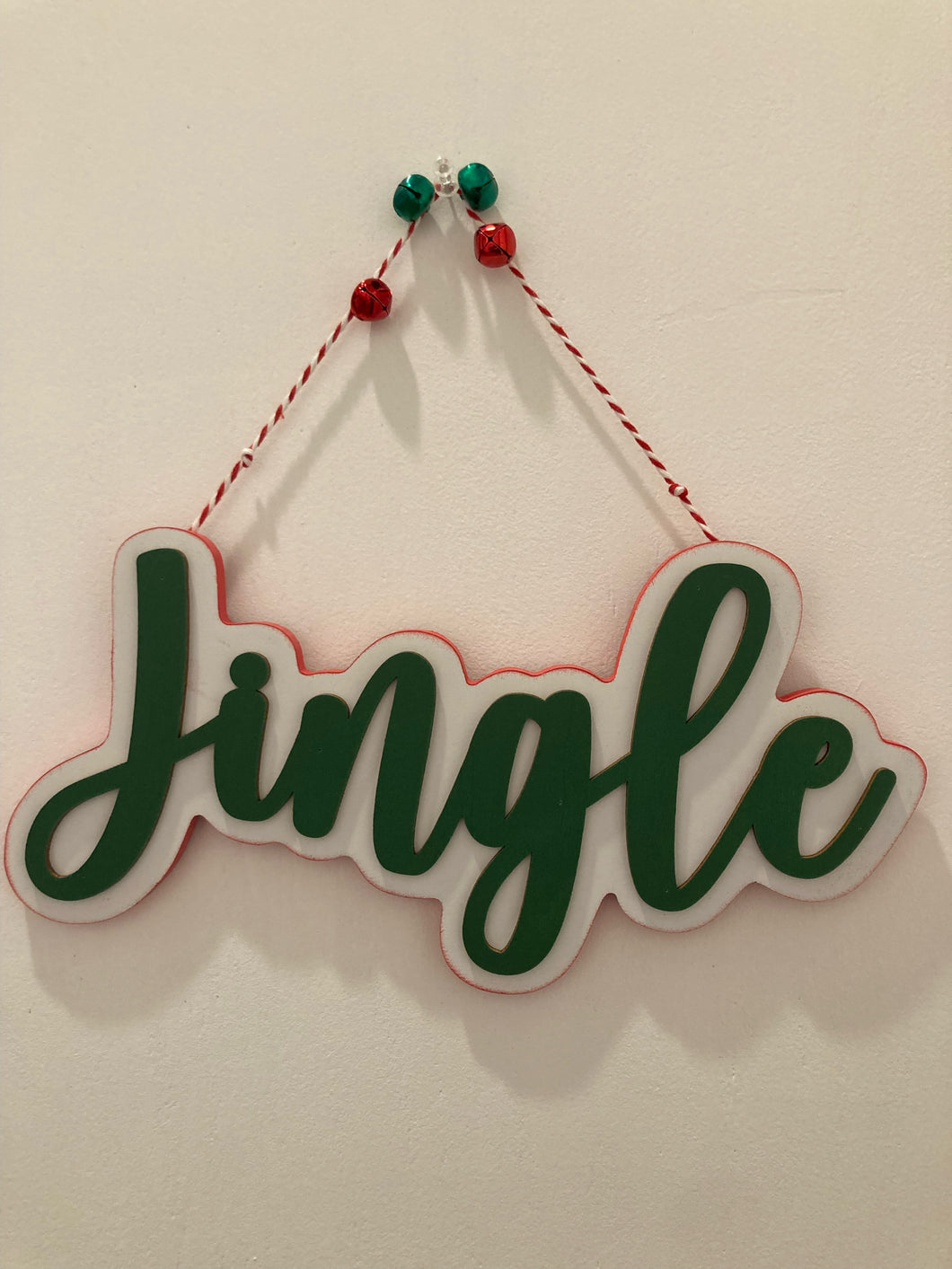 Jingle Wood Sign
