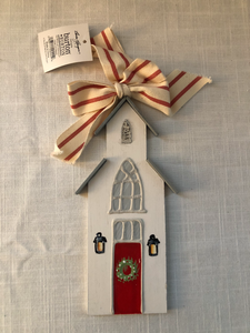 One Door Church Wood Ornament