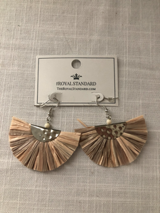 Andros Raffia Earrings